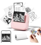 Zodzi Bluetooth Mini Printer, Thermal Mini Printer for Smart Phones & Pads, Portable Pocket Print...