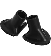 2 Pcs Black Golf Bag Stand Feet Replacement, Wear-Resistent Golf Bag Rubber Feet Replacement, Nec...