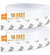 36 Ft Door Weather Stripping Door Seal Strip Tape,Silicone Door Draft Stopper,Self Adhesive Showe...