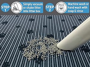 cat litter mat box trap floor kitty original material urine proof scatter control mess accessories