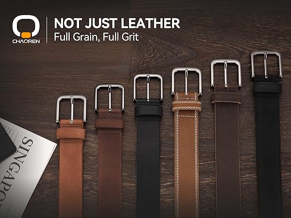 mens belt full grain leather real genuine leather gift present brithday father him son