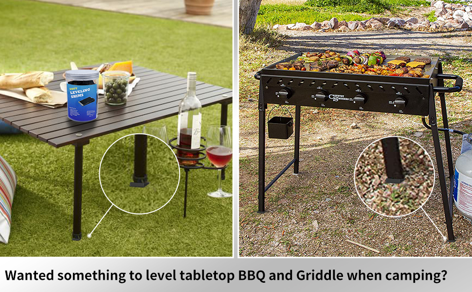 table shims