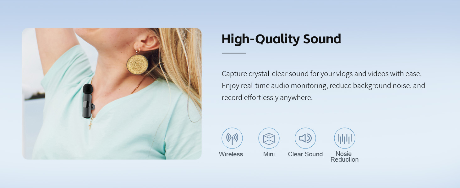 High quality sound
