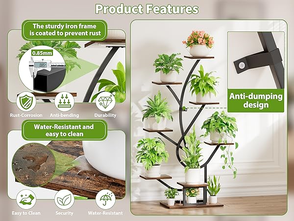 tall plant stand
