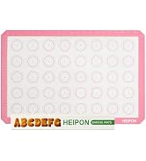 HEIPON Macaron Silicone Baking Mats,22.44