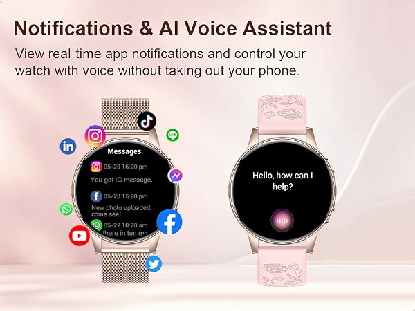'Notifications & AI Voice Assistant