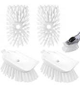 New Brush Refills for OXO New Soap Dispensing Dish Brush - 4 Pack Dish Brush Cleaning Soap Dispen...