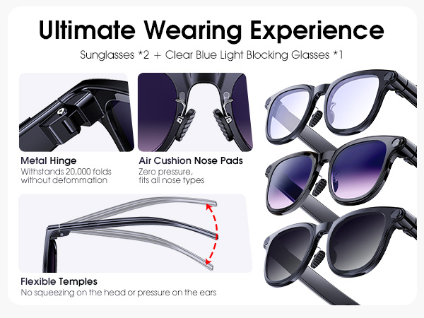 smart glasses with camera 4K,video recording camera glasses 4k with audio,ai sunglasses with camera