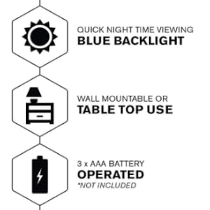 backlight easy to use easy to see senior elderly perfect time