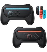 FASTSNAIL Grips for Nintendo Switch2 (2025)/Switch&OLED Joy-Con, Wear-Resistant & Anti-Slip Contr...