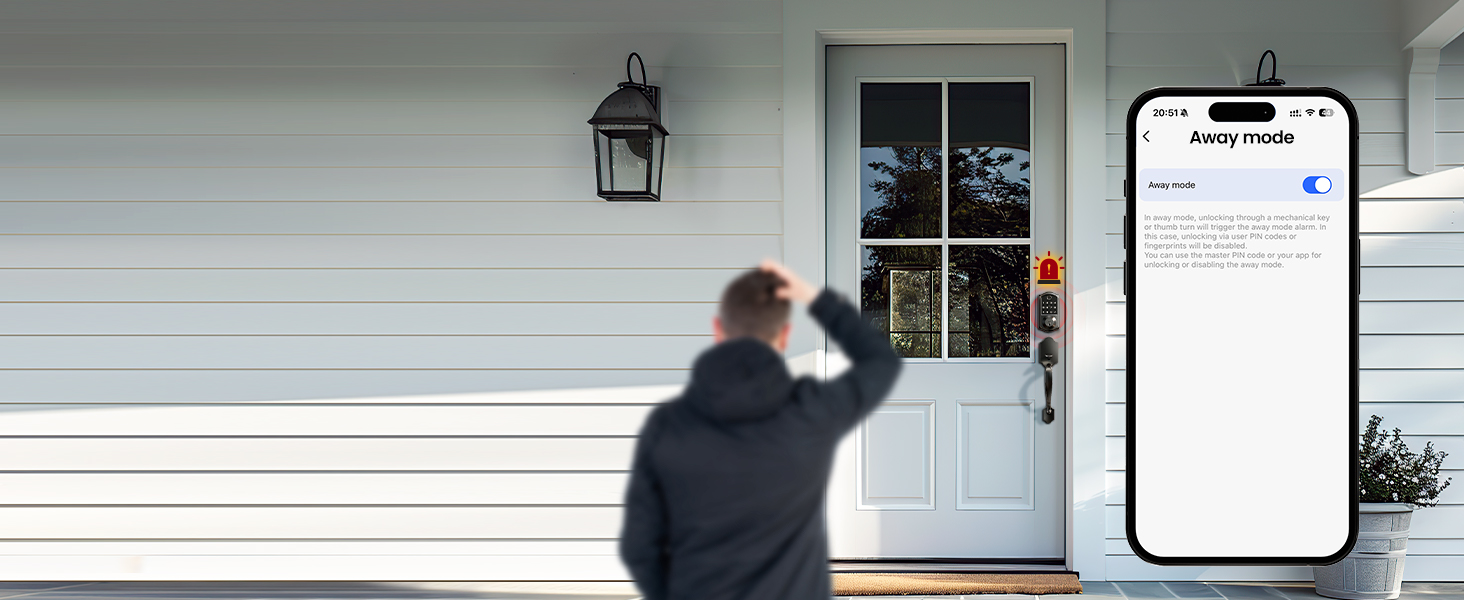 Veise Fingerprint Smart Door Lock