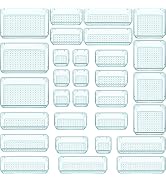 WOWBOX 30 PCS Plastic Drawer Organizer Set, 5 Sizes Desk Drawer Divider Organizers and Storage Bi...
