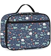 rickyh style Lunch Box with Padded Liner, Spacious Insulated Lunch Bag Durable Thermal Lunch Cool...