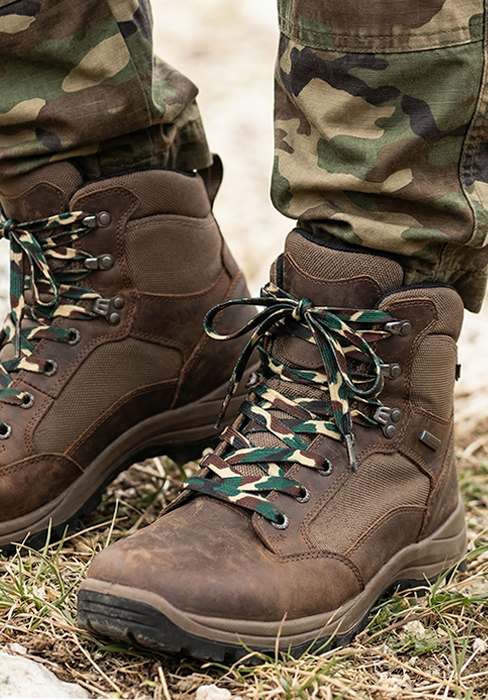 camouflage shoe laces