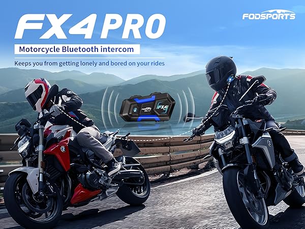 FX4 motorcycle bluetooth intercom