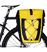 ROCKBROS Bike Pannier Waterproof 27L Large Capacity Bike Bag Rear Rack Bicycle Pannier Bag Waterp...