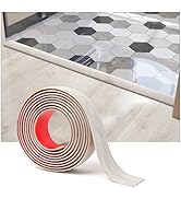 Art3d Self Adhesive Vinyl Floor Transition Strip,Laminate Floor Strip Floor Flat Divider Strip fo...