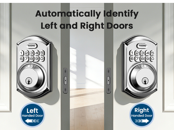 Designed for both left- and right-handed doors, with a reversible design for strong compatibility.