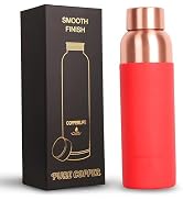 New Launch 100% Pure Copper Water Bottle 34 Fluid Ounces | Pure Copper For Ayurveda Health Benifi...