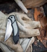 Old Timer Trail Boss Series Fixed and Folding Knives with High Carbon D2 Stainless Steel Blades, ...