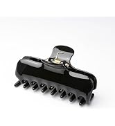 BUNLVDI 3.7 Inch Black Hair Clips Large Claw Clips for Thick Hair Nonslip Acrylic Shark Hair Clip...