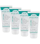 KEZE Silicone Grease Waterproof Silicone Sealant Lubricant with PTFE for Caliper Assembly Faucet ...