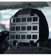 TACNEX Vehicle Rigid MOLLE Panel Car Seat Headrest Organizer EDC Pouch Tool Holster Bag Holder Au...