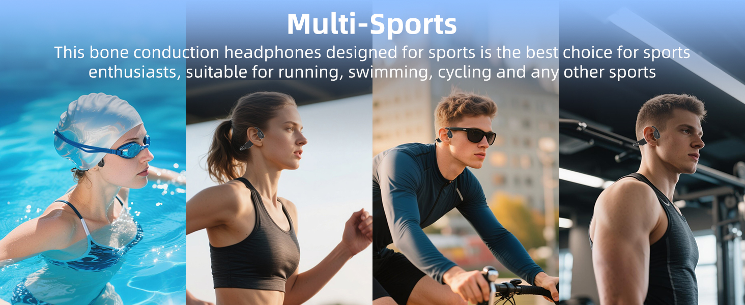 LOBKIN Swimming Headphones