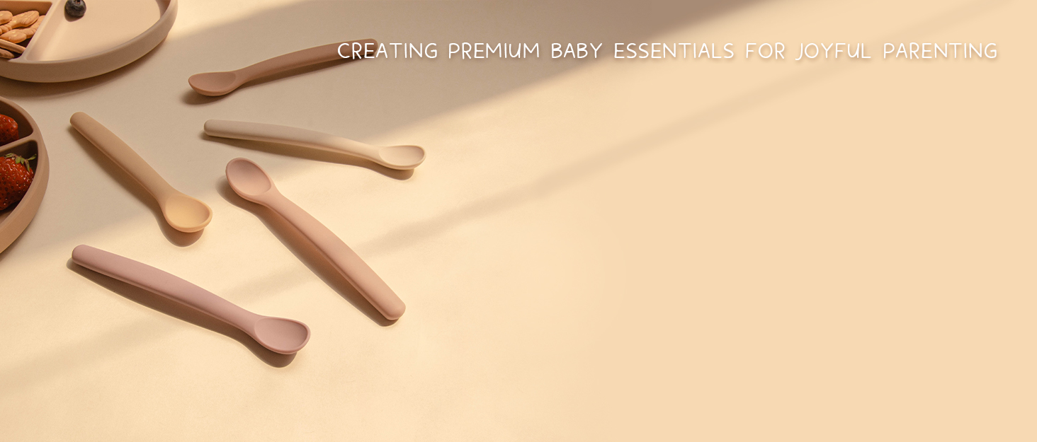 PC-Silicone Baby Spoons