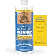 Uncle Todd's HVAC Drain Line Cleaner – 16oz / 8 Months Supply Bleach-Free, Fast-Acting, Long-Last...
