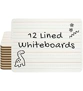 Charles Leonard Dry Erase Board Classroom Pack - Mini Lapboard School Supplies – Set of 12 One-Si...