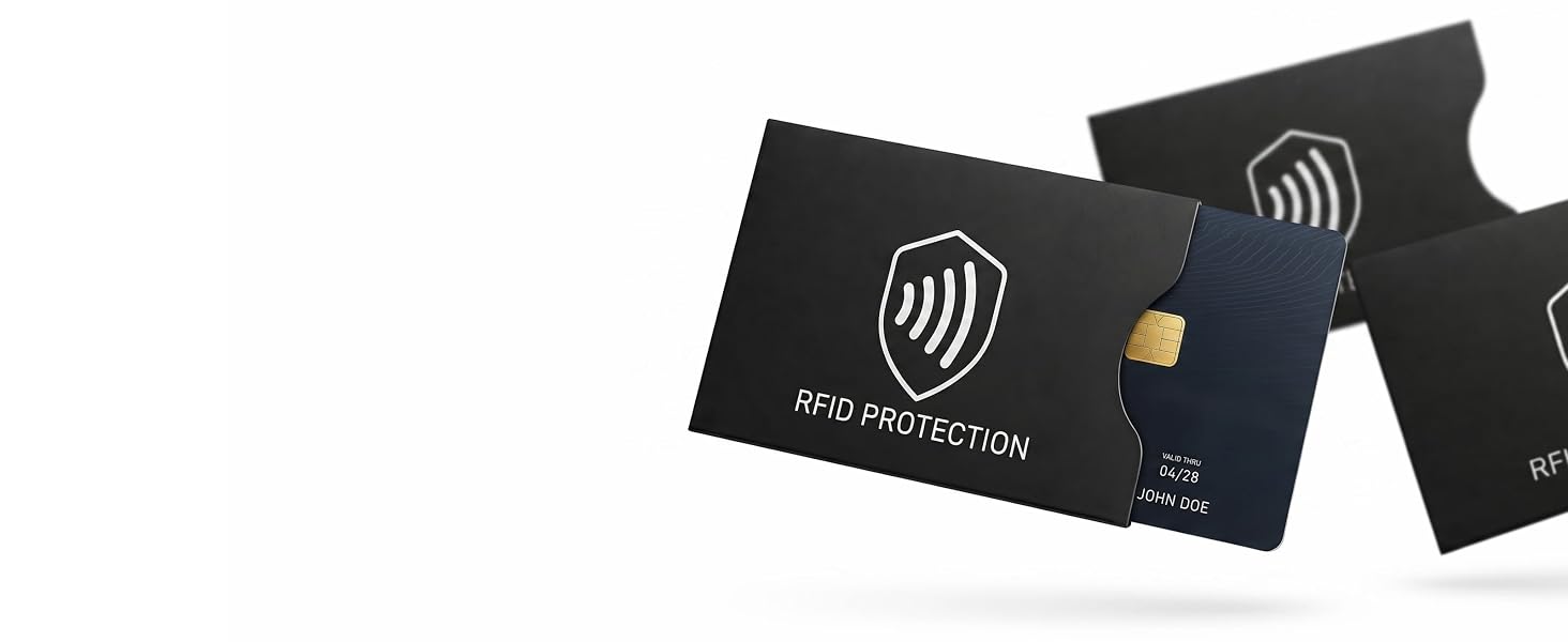 Pacific WT RFID blocking sleeves