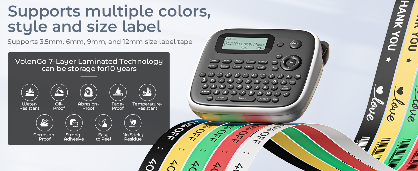 Replacement for brother label maker