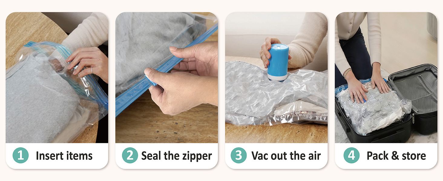 cordless travel vacuum bag set