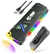 Flat EDC Flashlight Rechargeable,UV Blacklight Flashlights,Pocket Small Led Flash Lights with Mag...