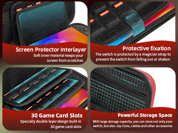 Switch 2 Carry Case Compatible with Nintendo Switch 2 Console,Large Capacity Switch Case