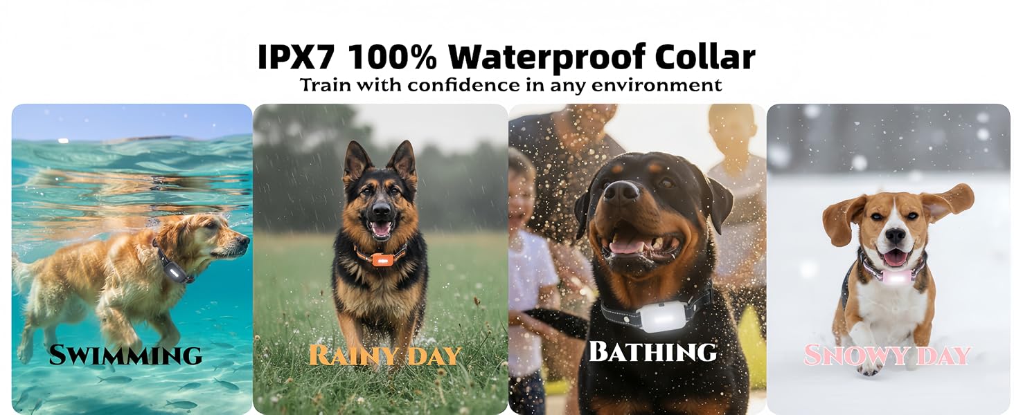 shock collar for dogs 60-100 lbs waterproof