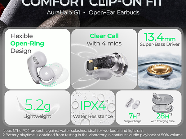 TALIX open ear earbuds