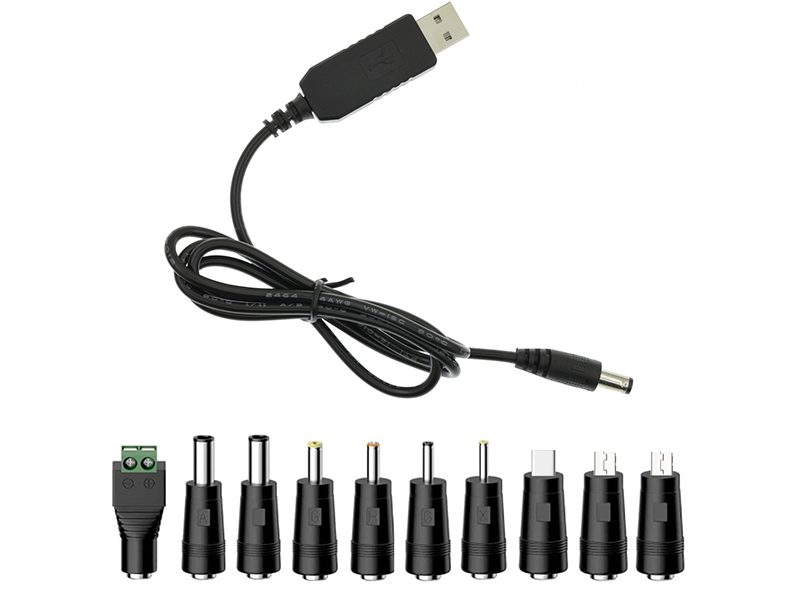12V USB to DC charger core