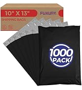 Fuxury 1000 Pack 10x13" Poly Mailers Bulk,Waterproof Mailing Envelopes for Clothing,Strong Adhesi...