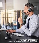 Wireless Headset with mic for work