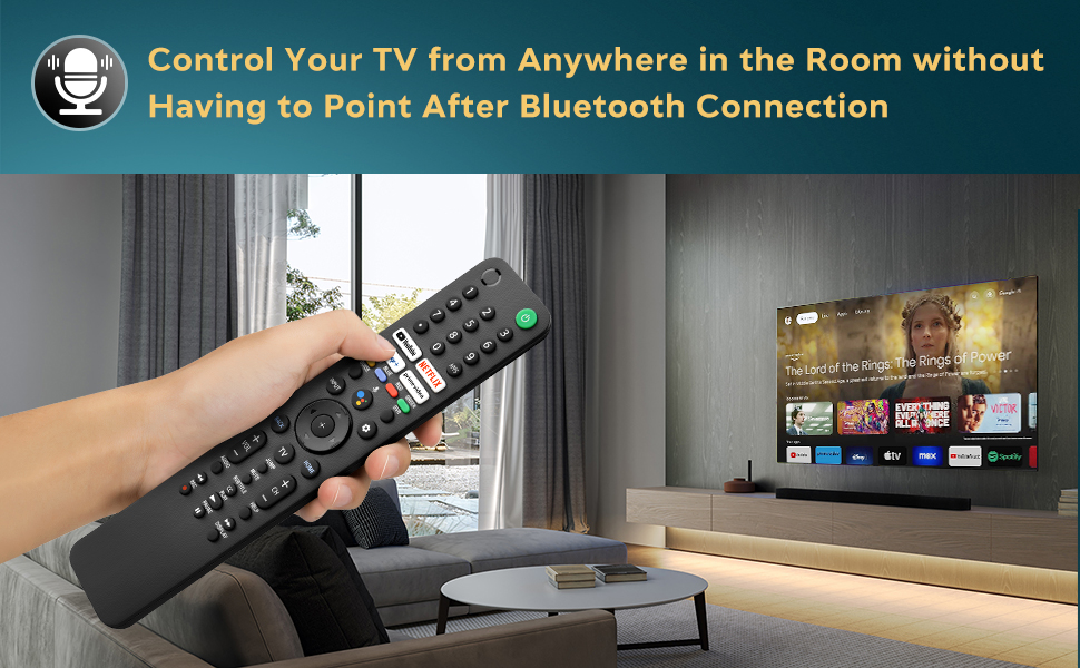 Voice for Sony Bravia TV Remote Control Replacement
