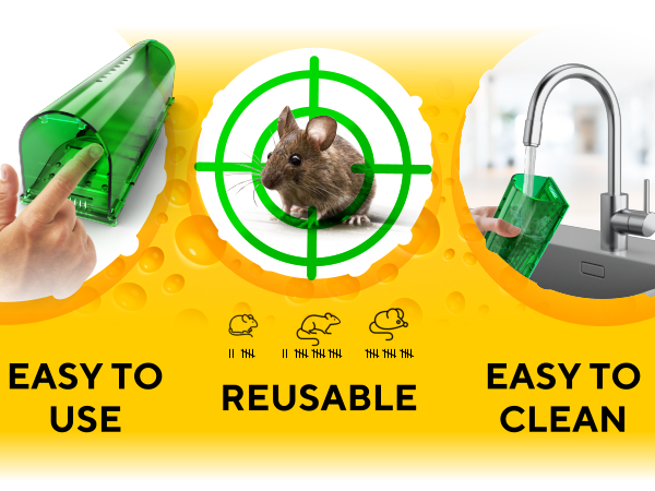 Easy to use, Reusable, Easy to clean