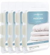 Candle Warmers Etc Classic Wax Melts 2.5oz, Fresh Linen Fragrance (4-Pack) – Each Pack has x4 2.5...