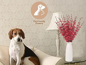 pet-friendly artificial flowers unscented paper plastic flower