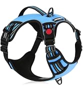 rabbitgoo Dog Harness Medium Sized, No Pull Pet Harness with Soft Padded Handle, Adjustable Refle...