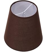 Kichvoe Mini Small Barrel Lamp Shades Clip On Bulb, Barrel Fabric Lampshade For Table Lamp And Fl...