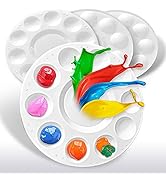 Hulameda 4ps-Paint Tray Palettes, Paint Pallet, Paint Holder, Painting Palette, Plastic Palette, ...
