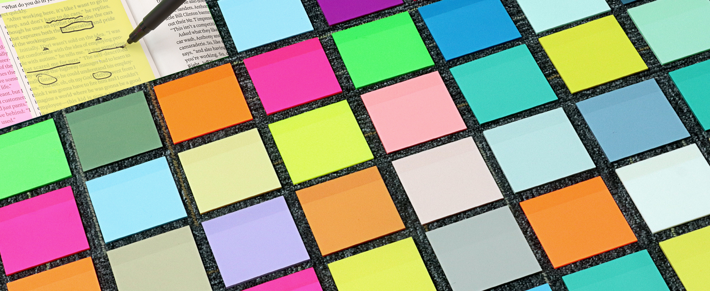 800 Sheets Transparent Sticky Notes