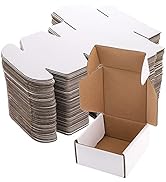Cedilis 75 Pack Corrugated Mailer, 4x4x2 Inches Shipping Boxes, Small Cardboard Box for Shipping ...
